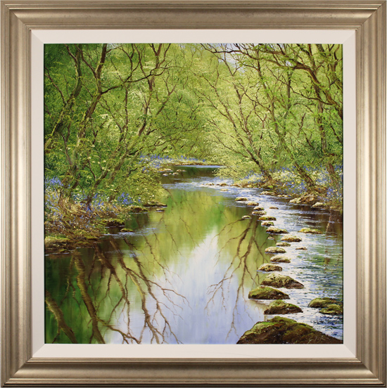 Terry Evans, Original oil painting on canvas, Woodland Dream, Yorkshire Dales