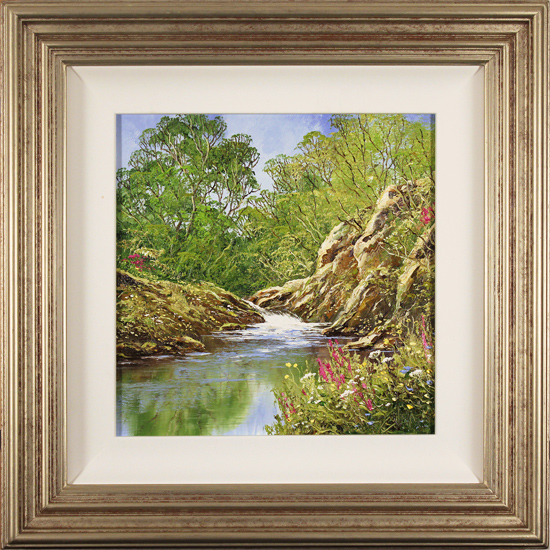 Terry Evans, Original oil painting on canvas, Woodland Spring