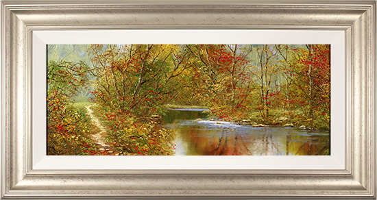 Terry Evans, Original oil painting on canvas, Streamside, click to enlarge