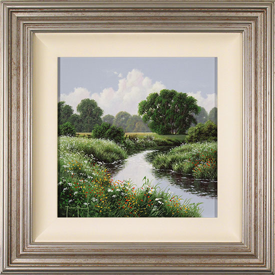 Terry Grundy, Original oil painting on panel, Calm of the River ...