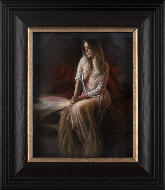 Tina Spratt, Pastel, Silent Moment, click to enlarge