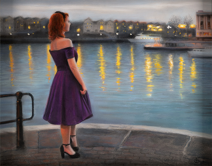 Tina Spratt, Pastel, Where They Once Met