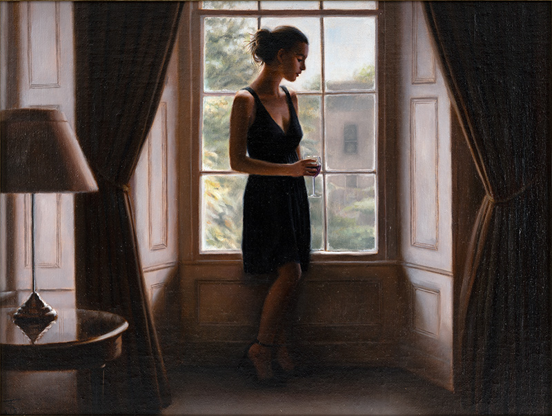 Tina Spratt, Original oil painting on canvas, The Distance Between